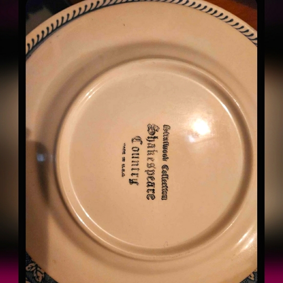 Homer Laughlin Shakespeare Country Blue Stratwood Collection Dinnerware Set - Picture 8 of 8